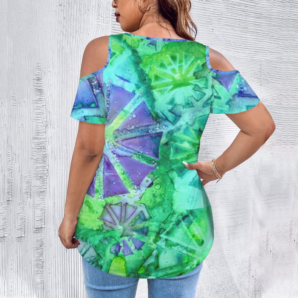 Blue green tank