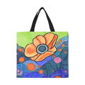 Pop of Orange Canvas Poppy Tote