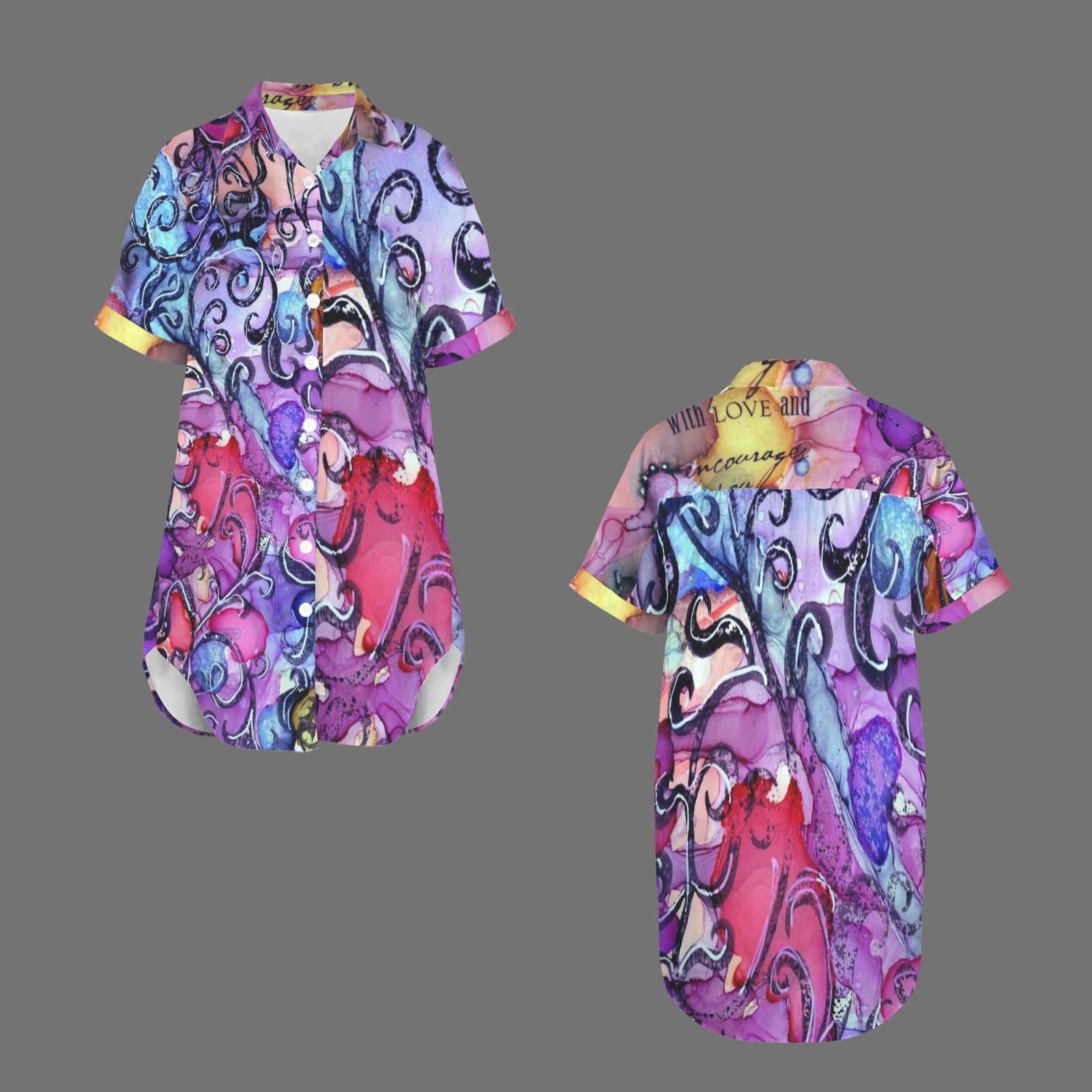 Cool Vibes Shirt Dress
