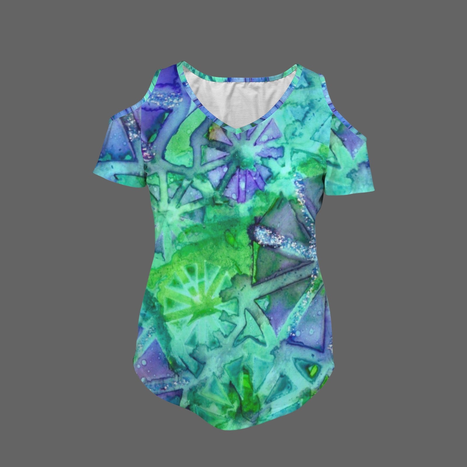 Blue green tank